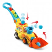  Vtech Pop-A-Balls Push & Pop Bulldozer- USED